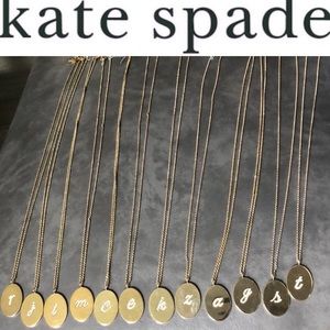 Kate Spade 'initial thoughts' pendant necklace